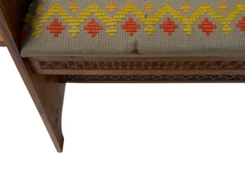 Swedish Mid-Century Modern Ash Small Bench or Stool, 1960s